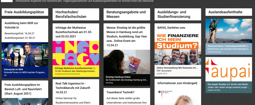 Anlaufstelle für die Berufsorientierung